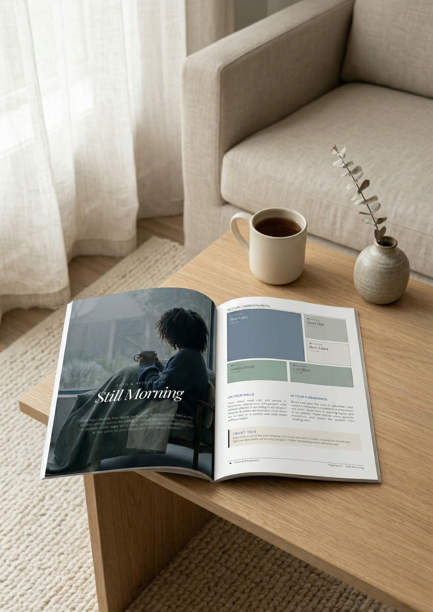 The Color Confidence Playbook: Calm & Restorative
